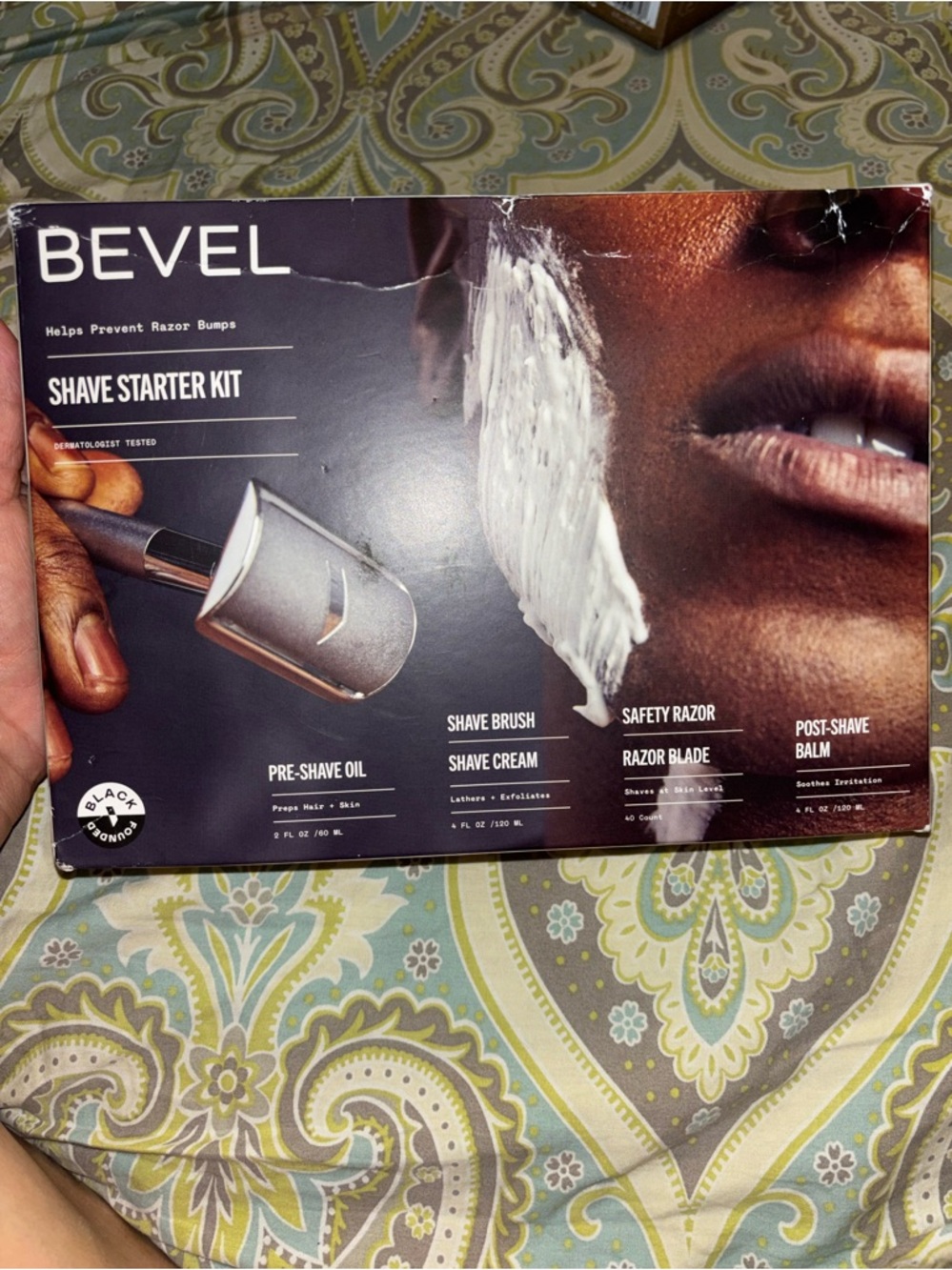 Bevel Shave Starter Kit - Black and Silver